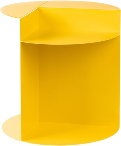 TAGGART - Bijzettafel - Geel - IJzer