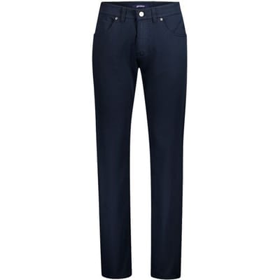 Gardeur Broek Bill Lightweight Comfort Stretch Cool Touch Summer Structure Dark Navy / male