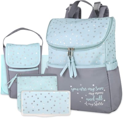 Baby Luiertas Rugzak - Mama tas - Baby verzorging - 5 delige set - 15.5 x 12 x 5.5 inch