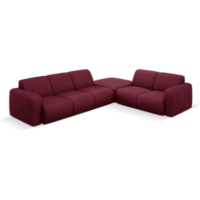 Hoekbank Lola rechts met hocker | Windsor & Co