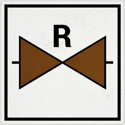 Rioolafsluiter bord | Forex Re materiaal | 10 x 10 cm