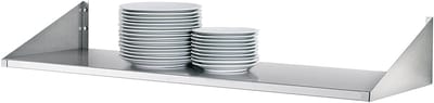 Bordenschap RVS - 200mm Diep - KEUZE UIT 4 MATEN