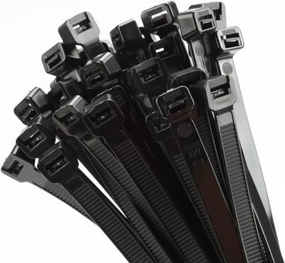 Kabelbinders Zwaar Gebruik - Plastic Ties - Kabels Organiseren - UV-bestendig Nylon - 100 Stuks 45cm - Zwart