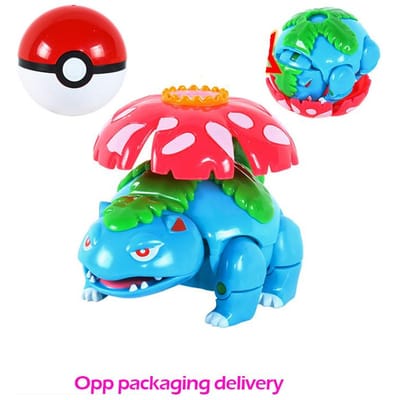 bal Pokemon misvormde figuur Pikachu Charizard Venusaur Blastoise Gyarados Solgaleo Lunala Actiefiguur pokébal poke kind Speelgoed