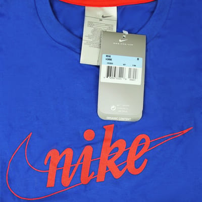 Nike Logo Korte Mouw Crew Neck Blauw Heren T-shirt 692359 401