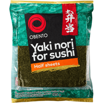 OBENTO geroosterd nori gehalveerd 125 g