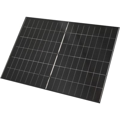 2 STKS 400W Bifaciale Zonnepanelen, 16BB N-Type Monokristallijn PV Module 24% Efficiëntie, IP65 Waterdicht Zonnepaneel met MC4 Uitgang & Aluminium Frame