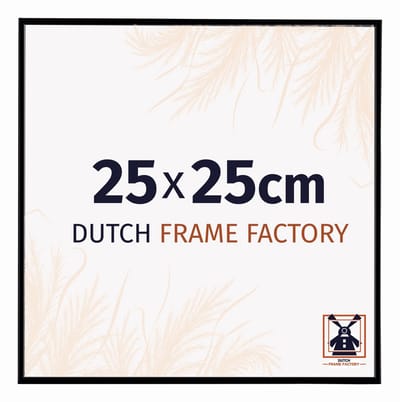 Fotolijst 25x25 cm - Kunststof - Zwart Mat - Easy