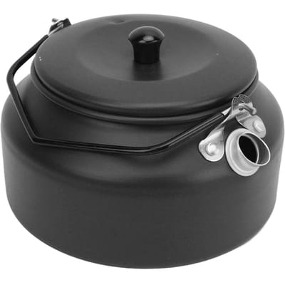 Theepot Lichtgewicht Draagbaar Ergonomisch Handvat Exquise Textuur Theepot voor Thuis Koffiezaak Black black