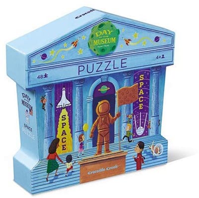 Vloerpuzzel Ruimte Museum - 45 x 61 cm - Kleurrijke Startpuzzel voor Peuters