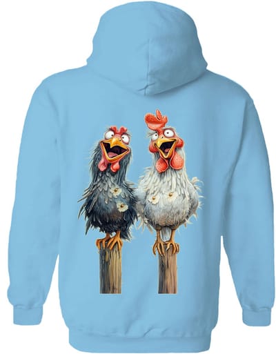 Grappige Kippen Friendly Chickens The Coloured House Hoodie S
