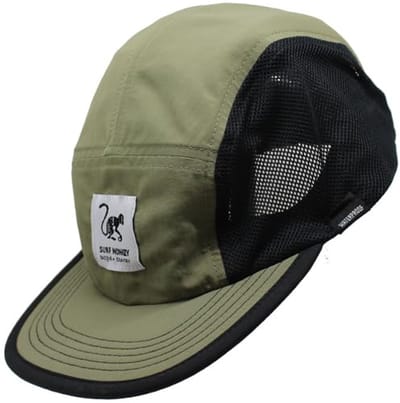 5-panel sportpet - Hardlooppet - Gerecycled - Waterdicht - Fluorvrije DWR-coating - Volwassenen (Olijfgroen)