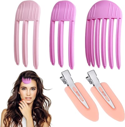 Volume Haarlijn Clip - Haarwortel Lift Set met 3 Klemmen en 2 Clips - Voor Volumineus en Prachtig Haar met Langdurige Stevigheid en Volume