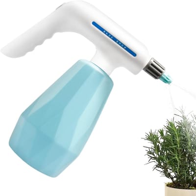 Elektrische spuitfles - Plantensproeier Vernevelaar - Planten water geven - Dubbele sproeimodi - 12 liter - Wit