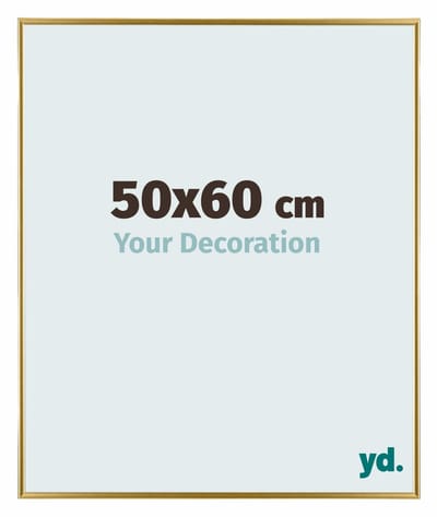 Your Decoration - Fotolijst 50x60 cm - Kunststof - Goud - Evry
