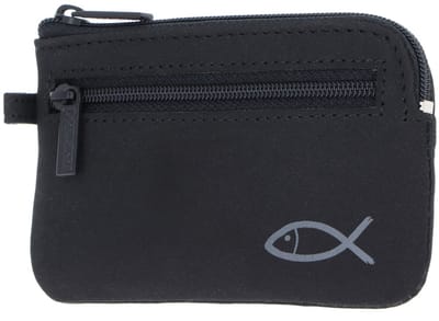 oxmox sleutelgeval New Cryptan Keyholder Freedom Fish Print Grey Black zwart