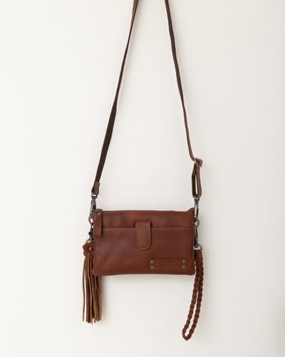 Bag2Bag - Dover - Leren Crossbody Bag - Clutch - Cognac