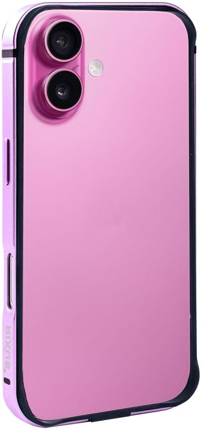 Rixus Crash Guard Case For Apple iPhone 16 Plus Pink