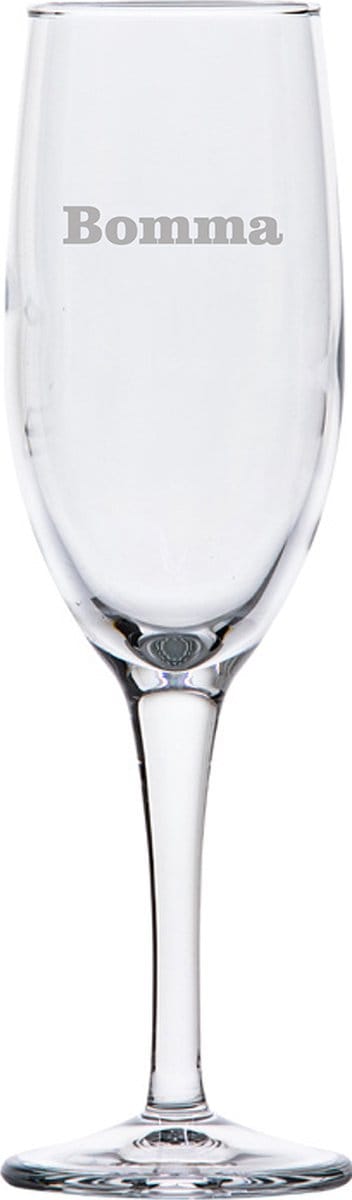 Champagneglas gegraveerd - 16,5cl - Bomma