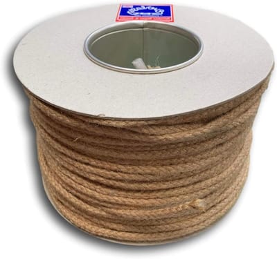 Gevlochten Jute Touw - Sterk Koord - Doe-het-zelf Projecten - Polypropyleen Kern - 100 Meter - Bruin