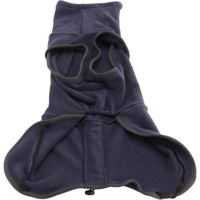 Veste d'hiver pour chien Chaude Épaississante Très extensible Confortable Manteau chaud pour chien pour temps froid Bleu marine S black