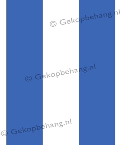 INGK Behang - Thomas - streep blauw/wit