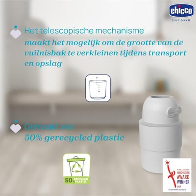 Luieremmer met Deksel - Diaperchamp - Huishoudelijk