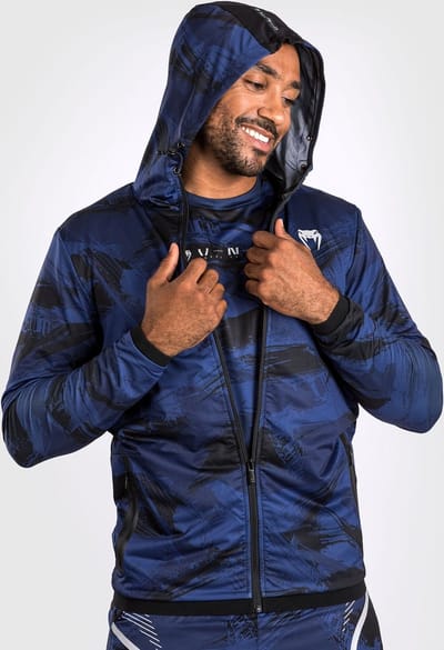Venum Electron 3.0 Hoodie Navy Blue - S