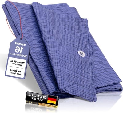 Afdekzeil Waterdicht - Beschermzeil Tuinzeil - Spullen Afdekken - Met Oogjes - 4 x 8 m - Blauw