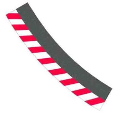 Carrera Racebaanonderdeel - DIGITAL 124/132/Evolution - Uitbreidingsset Buitenrandstrips voor 3/30° Bochten - 8 Baanonderdelen onderdeel