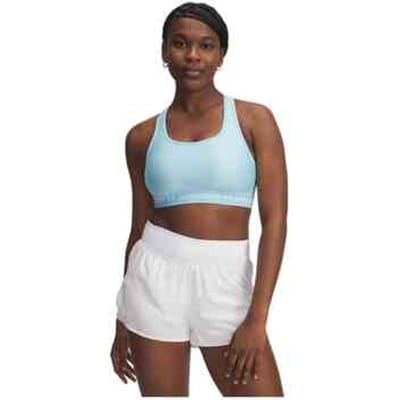 Under Armour Crossback Sporttop Met Medium Ondersteuning Blauw S Vrouw