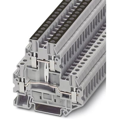 Phoenix Contact 3044733 Doorgangsserieklem 6.2 mm Schroeven Grijs 50 stuk(s)