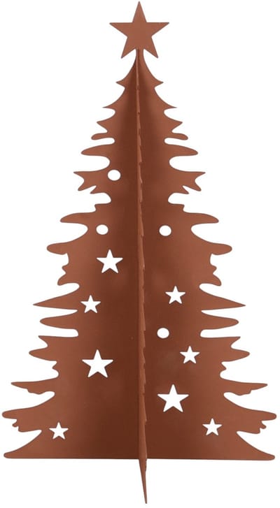 UNUS® Kerstboom metaal roestlook decoratie met sterren kerstdecoratie