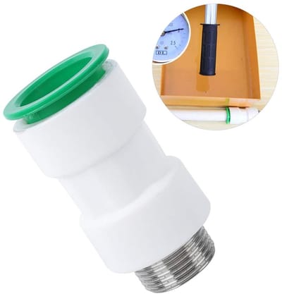 Dailygoods- Snelkoppeling Kunststof - 32 Mm Binnendiameter - G1in Buitendraad - Rechte Fittingen - Geschikt Voor PPR/PE/PVC - Totale Lengte 90 Mm - Pijpfitting