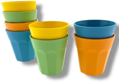 Drinkbekers - Onbreekbaar - Set van 8 Stuks - 300ml - Vaatwasmachinebestendig