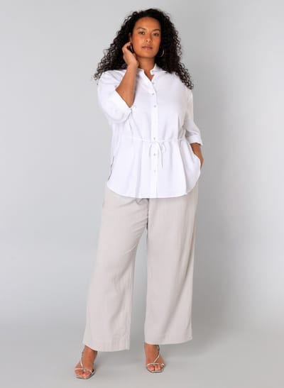 YESTA Umeko Tops - White - maat X-0(44)