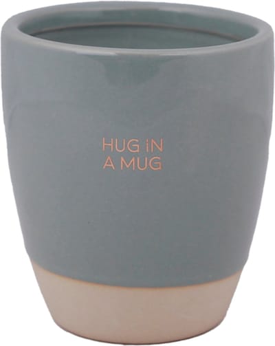 MY FLAME - Sojakaars in theekop - HUG IN A MUG - Geur: Tea Noir - Maat: D9 x H10 cm - Branduren: 60u