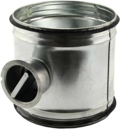 Handbediende regelklep Ø 80mm voor spirobuis