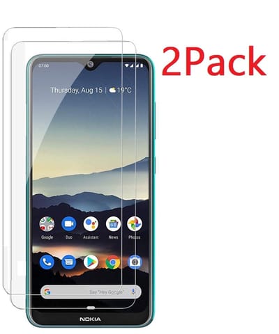 Screenprotector geschikt voor Nokia 6.2 Screenprotector Glass 2 Pack - Ntech