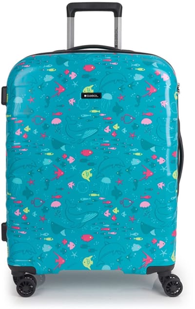 Gabol Acqua 4 wielen Trolley M 66 cm - Harde bagage - TSA slot - turquesa