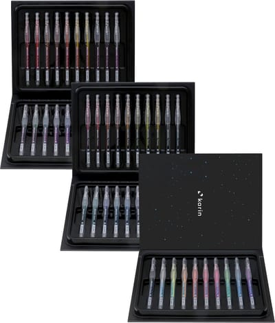 Karin gelpen set Cosmic Collection 50 stuks - creatieve gelpennen.