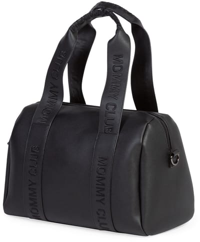 Childhome - Mommy Club Verzorgingstas - Zwart - Vegan Leer - Compact & Praktisch - 38 x 21 x 27 cm - 22L