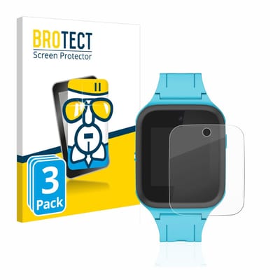 Screenprotector 3 Stuks voor TCL Movetime FamilyWatch Kids MT40X Beschermglas transparant