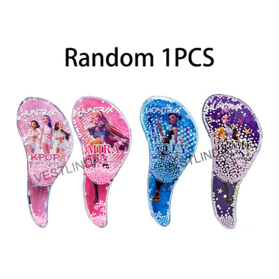 1/4 STKS Nieuwste KPop Demon Hunter Kam Rumi Perifere Serie Mode Kussen Massage Kam Cartoon Anime Student Kam Geboortedatum Cadeau