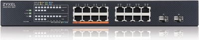 Zyxel XMG1915-18EP Smart Managed Switch 16x 2.5G Ethernet (8x PoE++, max. 180W), 2x 10G SFP+