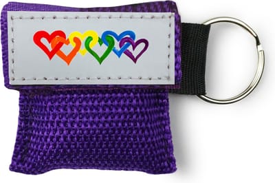 Kiss of Life - Beademingsmasker - Rainbow Love - Paars