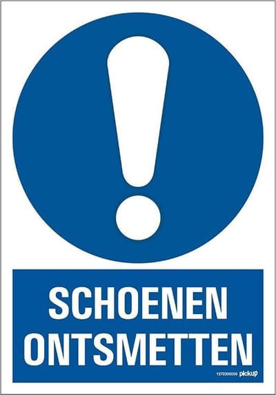 Pickup bord 23x33 cm Combinatie - Schoenen ontsmetten