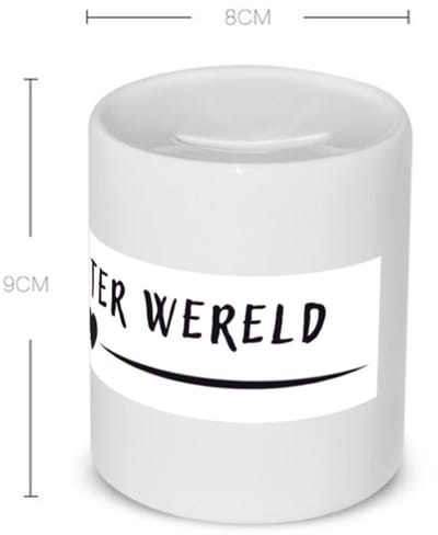 Akyol - beste zus ter wereld Spaarpot - Zus - sister - leuk cadeau voor je zus - 350 ML inhoud