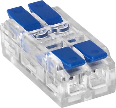 2x Orno lasklem - Tweevoudig - 0,75-4mm²