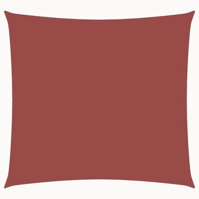 vidaXL - Zonnescherm - vierkant - 2x2 - m - oxford - stof - terracottakleurig